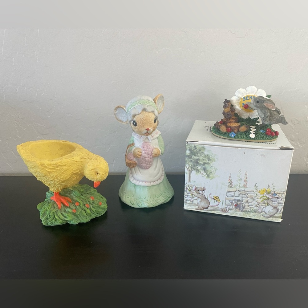 Lot of 3 Vintage Figurines